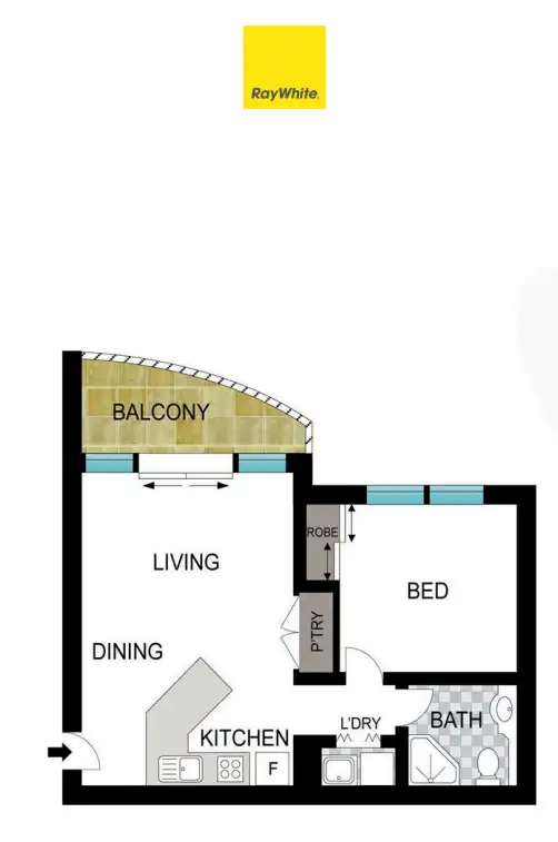 Floorplan of Homely unit listing, 8/17-21 Martyn Street, Parramatta Park QLD 4870