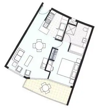Floorplan of Homely apartment listing, 1242/6-8 Stuart Street, Tweed Heads NSW 2485