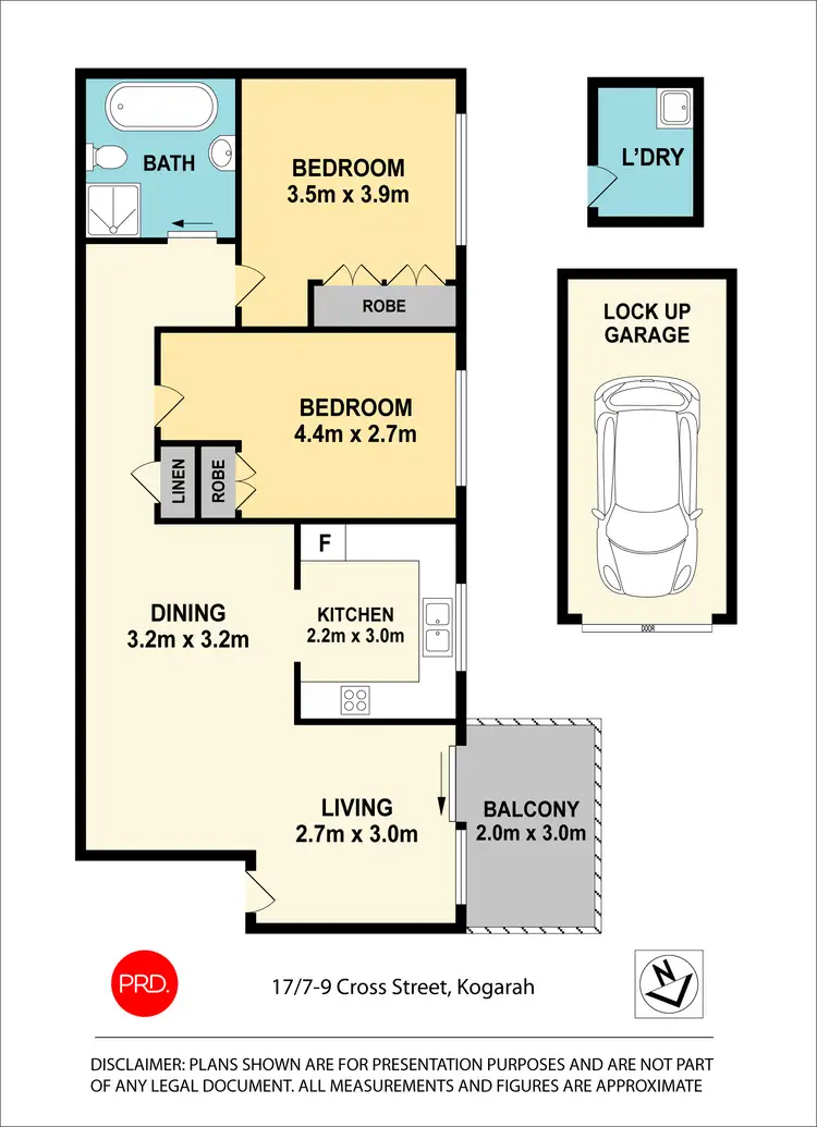 Floorplan of Homely apartment listing, 17/7-9 Cross Street, Kogarah NSW 2217