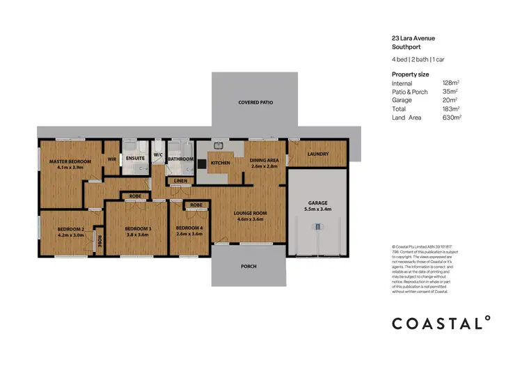 Floorplan of Homely house listing, 23 Lara Avenue, Southport QLD 4215