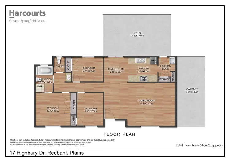 Floorplan of Homely house listing, 17 Highbury Drive, Redbank Plains QLD 4301