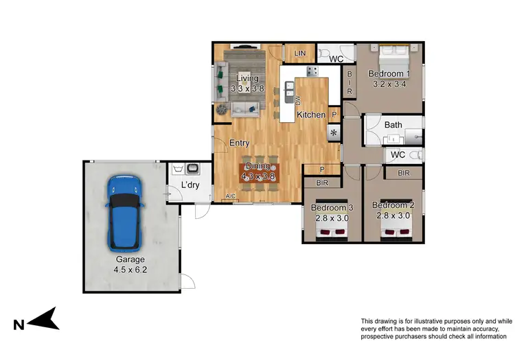 Floorplan of Homely unit listing, 2/109 Golf Links Road, Berwick VIC 3806