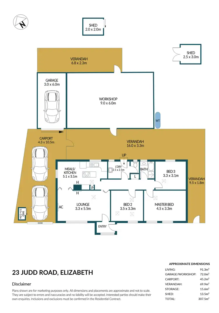 Floorplan of Homely house listing, 23 Judd Road, Elizabeth SA 5112