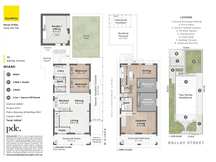 Floorplan of Homely house listing, 36 Kallay Street, Miami QLD 4220