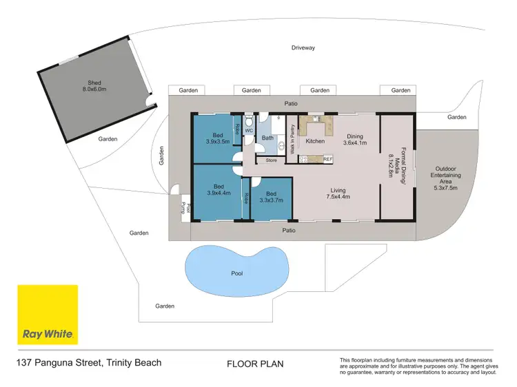 Floorplan of Homely house listing, 137-139 Panguna Street, Trinity Beach QLD 4879