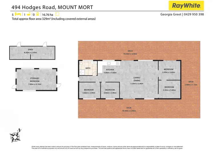 Floorplan of Homely house listing, 494 Hodges Road, Mount Mort QLD 4340