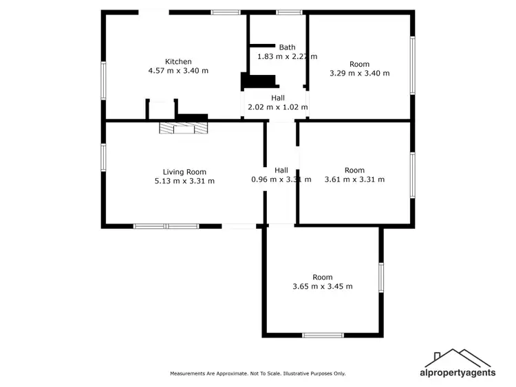 Floorplan of Homely house listing, 8 Iris Street, Horsham VIC 3400
