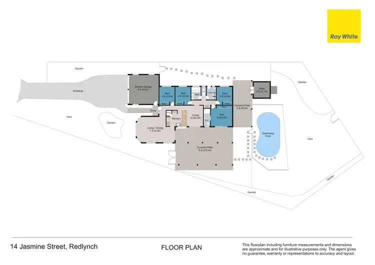 Floorplan of Homely house listing, 14 Jasmine Street, Redlynch QLD 4870