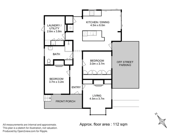 Floorplan of Homely house listing, 23 Bath Street, Battery Point TAS 7004