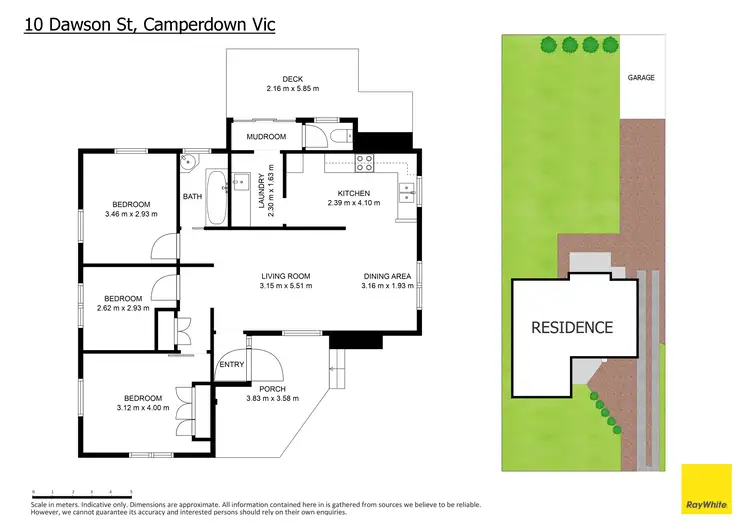 Floorplan of Homely house listing, 10 Dawson Street, Camperdown VIC 3260