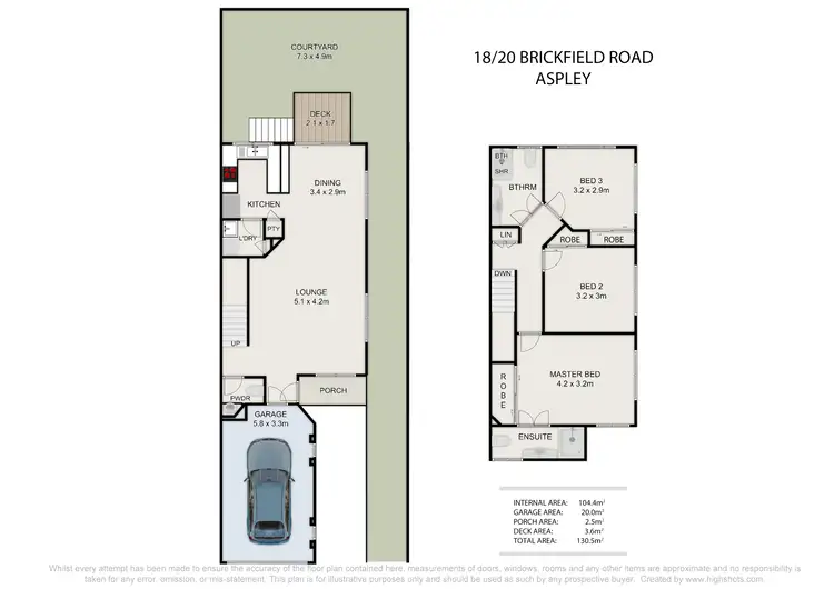 Floorplan of Homely townhouse listing, 18/20 Brickfield Road, Aspley QLD 4034