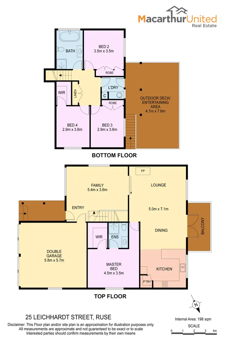 Floorplan of Homely house listing, 25 Leichhardt St, Ruse NSW 2560