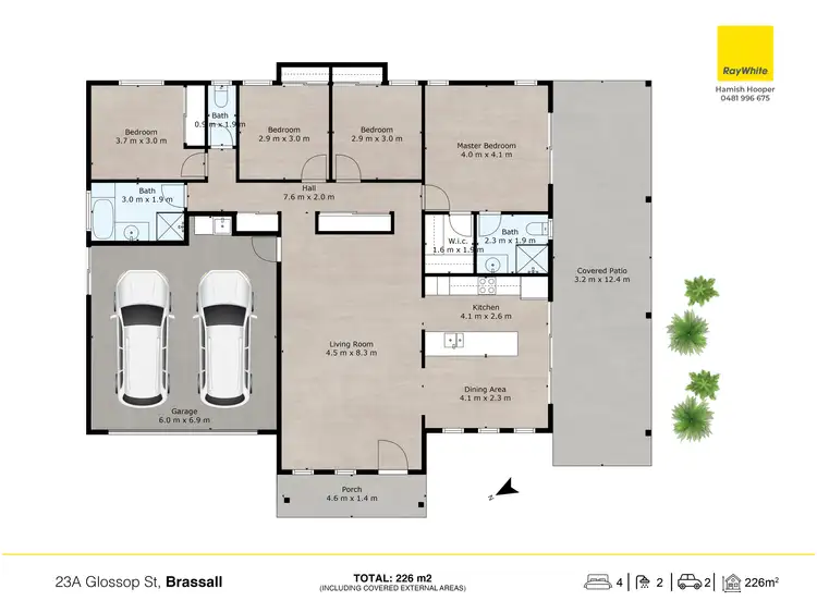 Floorplan of Homely house listing, 23a Glossop Street, Brassall QLD 4305