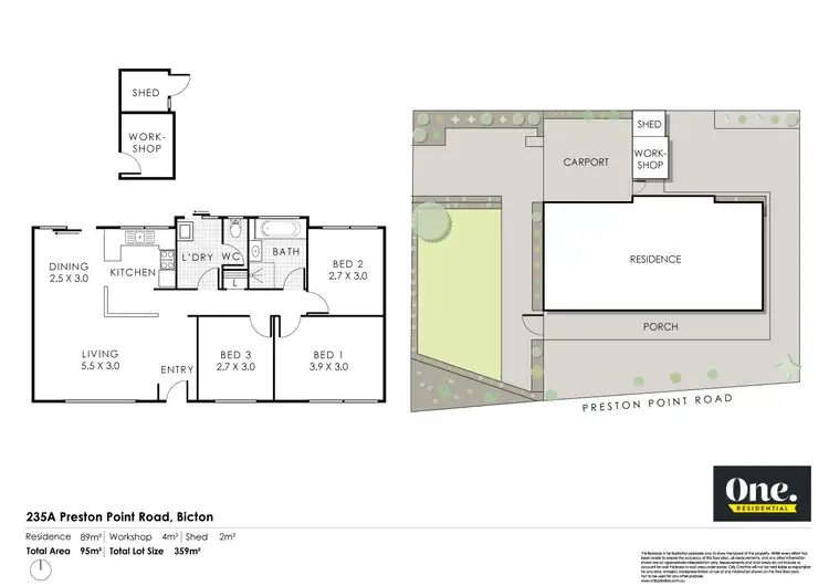 Floorplan of Homely house listing, 235A Preston Point Road, Bicton WA 6157