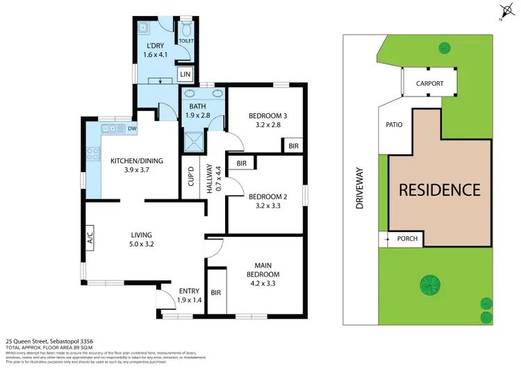 Floorplan of Homely house listing, 25 Queen Street, Sebastopol VIC 3356