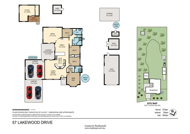 Floorplan of Homely house listing, 57-59 Lakewood Drive, Burpengary East QLD 4505