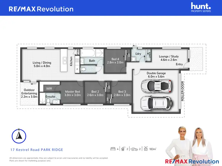 Floorplan of Homely house listing, 17 Kestrel Road, Park Ridge QLD 4125