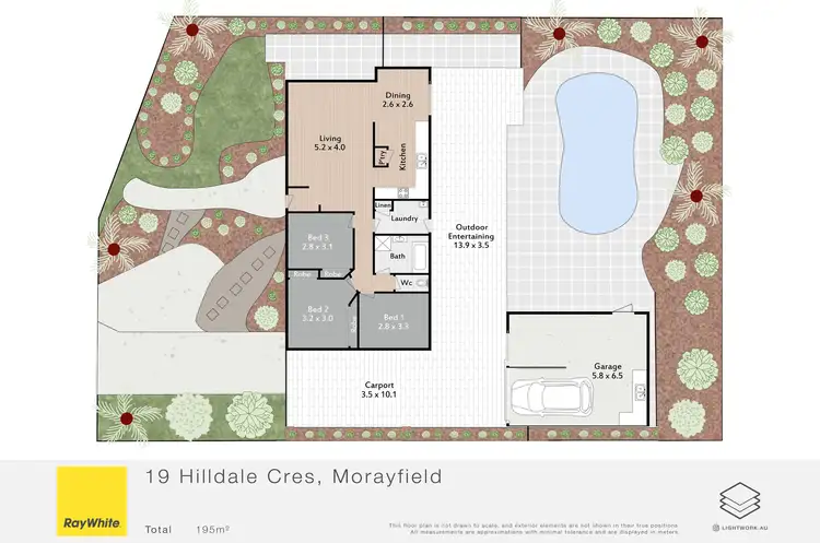 Floorplan of Homely house listing, 19 Hilldale Crescent, Morayfield QLD 4506