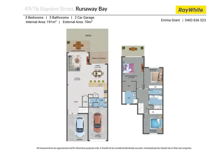 Floorplan of Homely villa listing, 49/76 Bayview Street, Runaway Bay QLD 4216