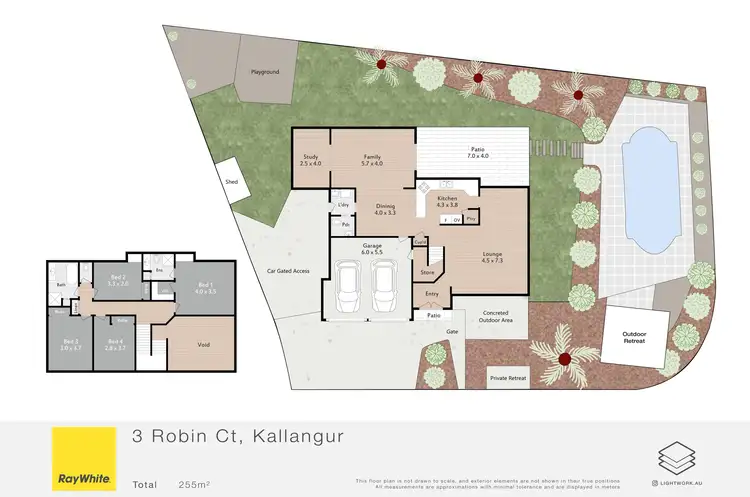 Floorplan of Homely house listing, 3 Robin Court, Kallangur QLD 4503