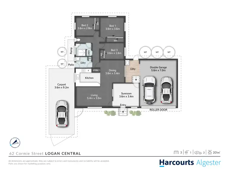 Floorplan of Homely house listing, 62 Cormie Street, Logan Central QLD 4114