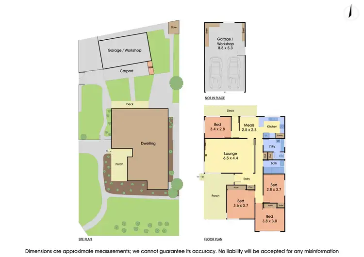 Floorplan of Homely house listing, 1 Collins Close, Scoresby VIC 3179