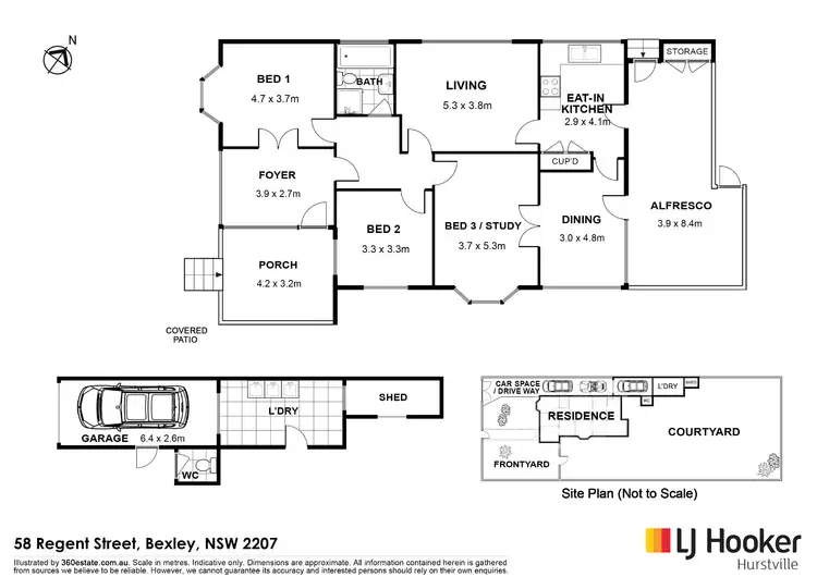 Floorplan of Homely house listing, 58 Regent Street, Bexley NSW 2207