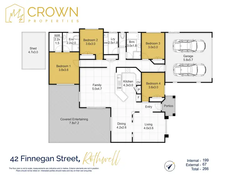 Floorplan of Homely house listing, 42 Finnegan Street, Rothwell QLD 4022