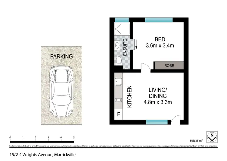 Floorplan of Homely apartment listing, 15/2-4 Wrights Avenue, Marrickville NSW 2204