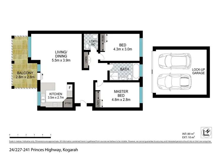 Floorplan of Homely apartment listing, 24/227 Princes Highway, Kogarah NSW 2217