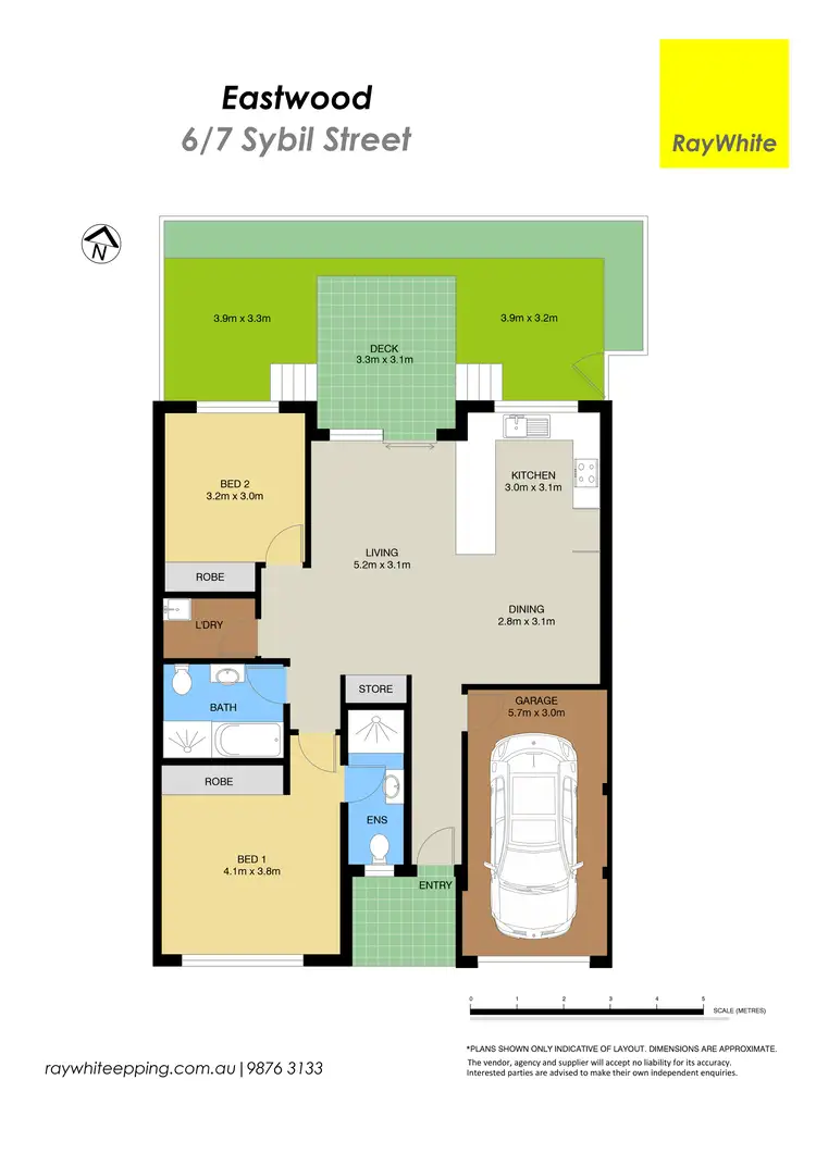 Floorplan of Homely villa listing, 6/7 Sybil Street, Eastwood NSW 2122