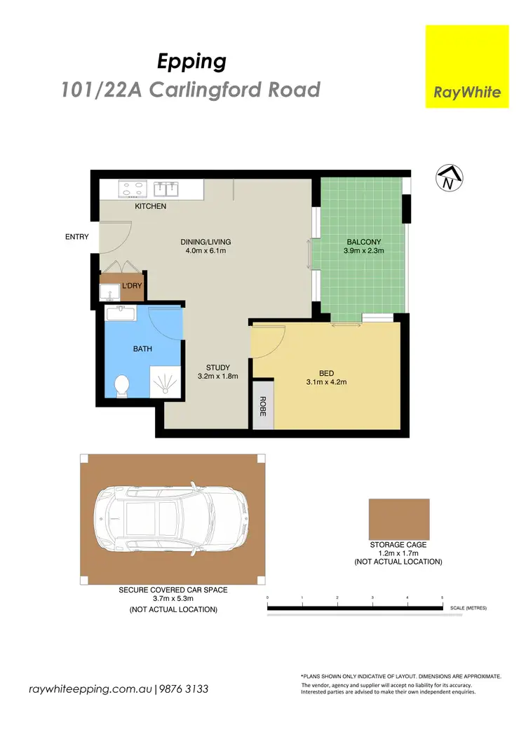 Floorplan of Homely apartment listing, 101/22 Carlingford Road, Epping NSW 2121