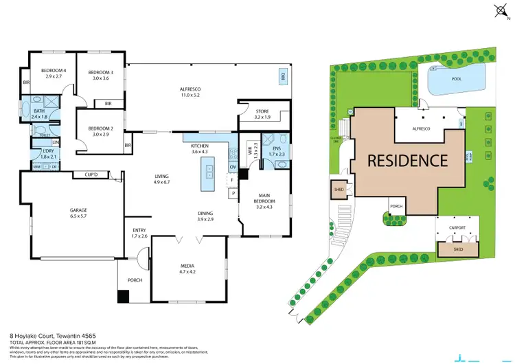 Floorplan of Homely house listing, 8 Hoylake Court, Tewantin QLD 4565