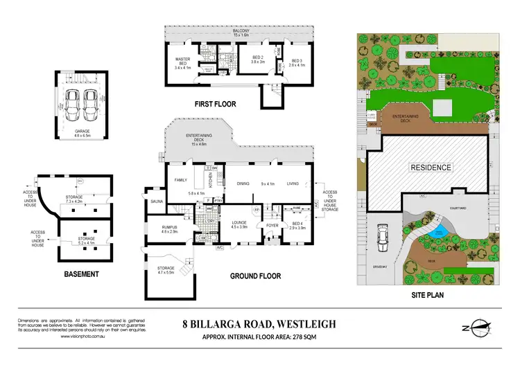 Floorplan of Homely house listing, 8 Billarga Road, Westleigh NSW 2120