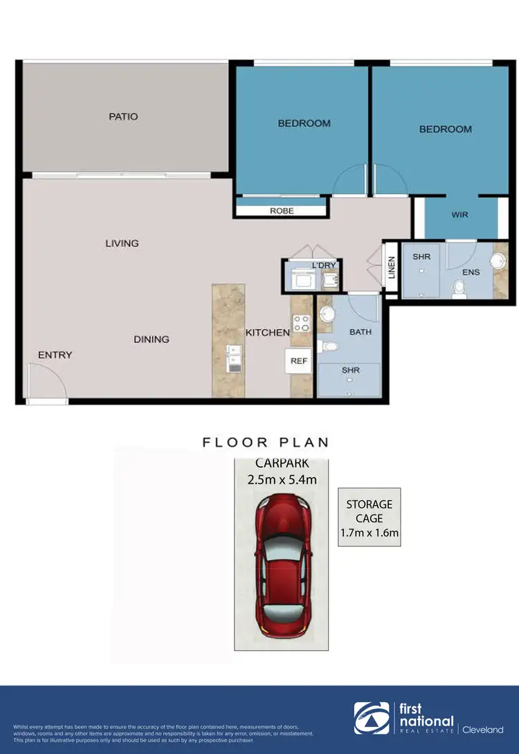Floorplan of Homely apartment listing, 15/161-165 Esplanade, Redland Bay QLD 4165