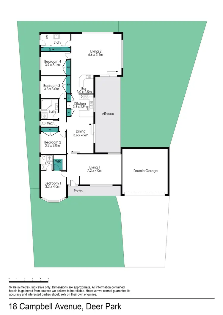 Floorplan of Homely house listing, 18 Campbell Avenue, Deer Park VIC 3023