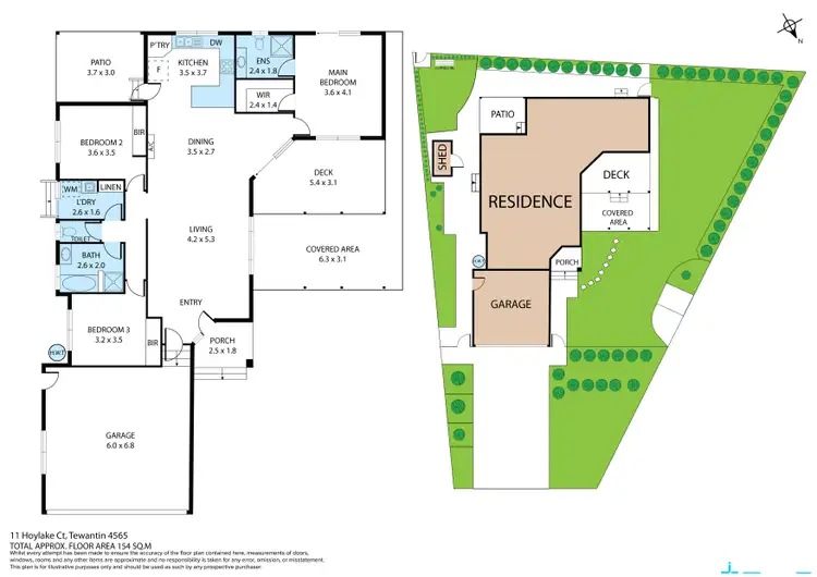 Floorplan of Homely house listing, 11 Hoylake Court, Tewantin QLD 4565