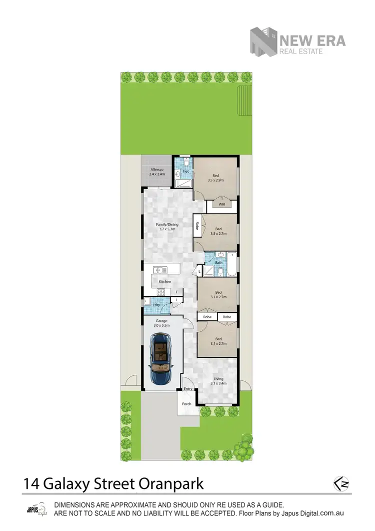 Floorplan of Homely house listing, 14 Galaxy Street, Oran Park NSW 2570