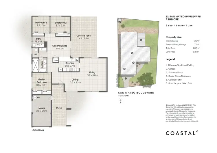 Floorplan of Homely house listing, 22 San Mateo Boulevard, Ashmore QLD 4214