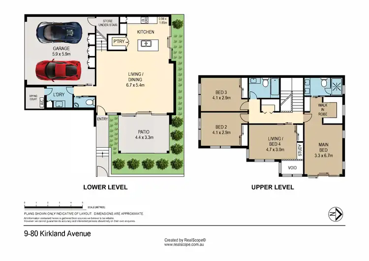 Floorplan of Homely townhouse listing, 9/80 Kirkland Avenue, Coorparoo QLD 4151