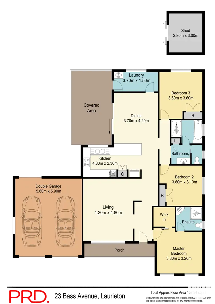 Floorplan of Homely house listing, 23 Bass Avenue, Laurieton NSW 2443