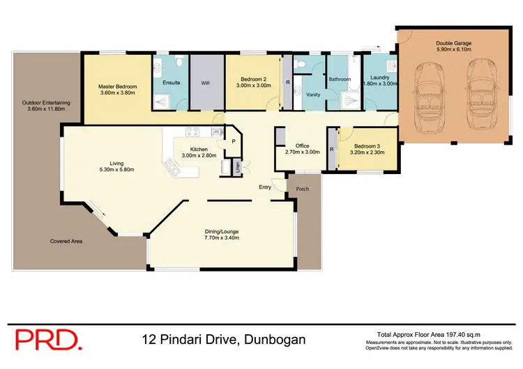 Floorplan of Homely house listing, 12 Pindari Drive, Dunbogan NSW 2443