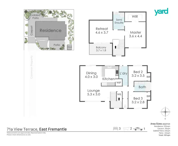 Floorplan of Homely house listing, 71A View Terrace, East Fremantle WA 6158