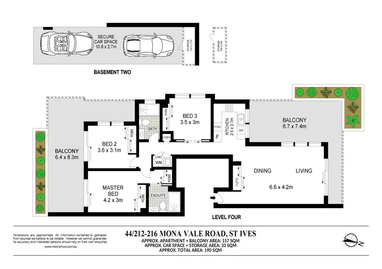 Floorplan of Homely apartment listing, 44/212-216 Mona Vale Road, St Ives NSW 2075