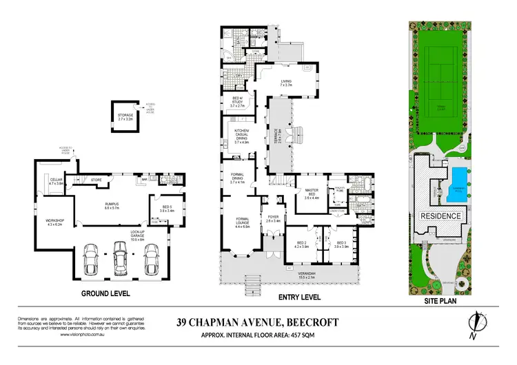 Floorplan of Homely house listing, 39 Chapman Avenue, Beecroft NSW 2119