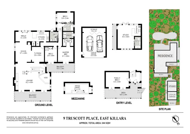 Floorplan of Homely house listing, 9 Truscott Place, East Killara NSW 2071