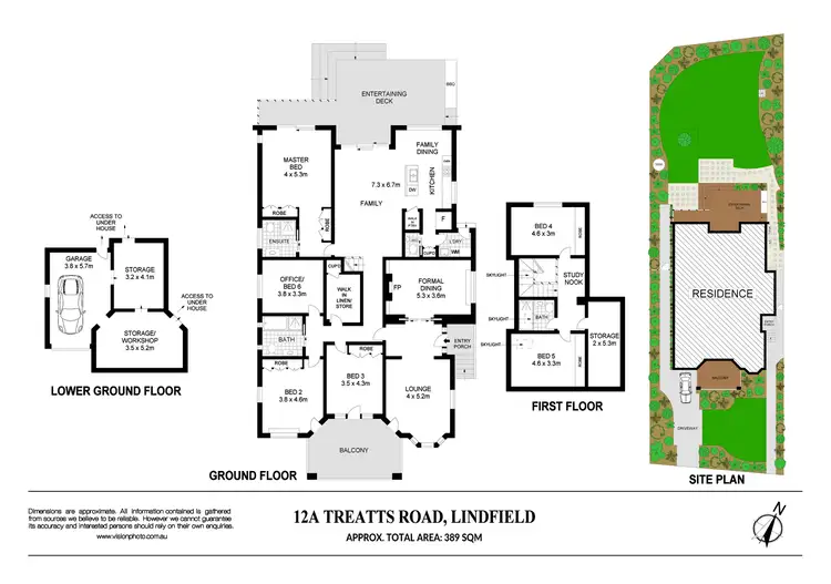 Floorplan of Homely house listing, 12A Treatts Road, Lindfield NSW 2070