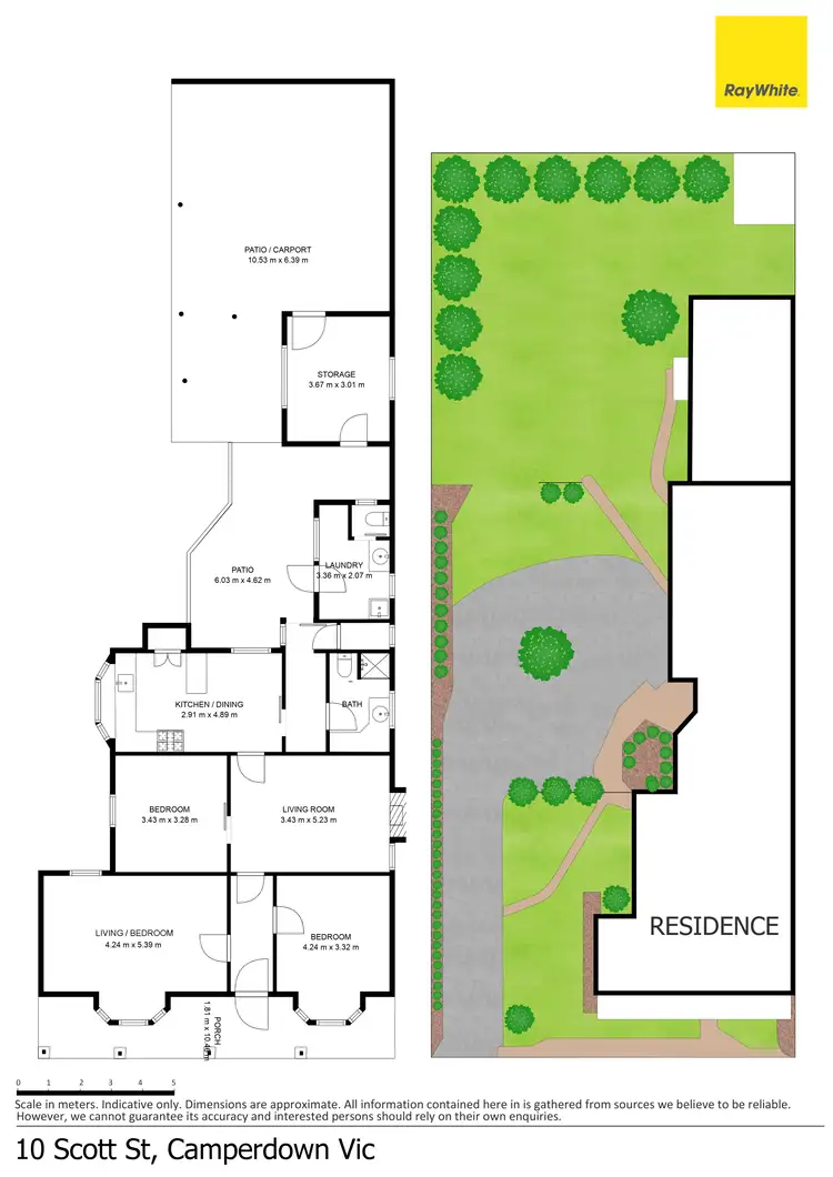 Floorplan of Homely house listing, 10 Scott Street, Camperdown VIC 3260