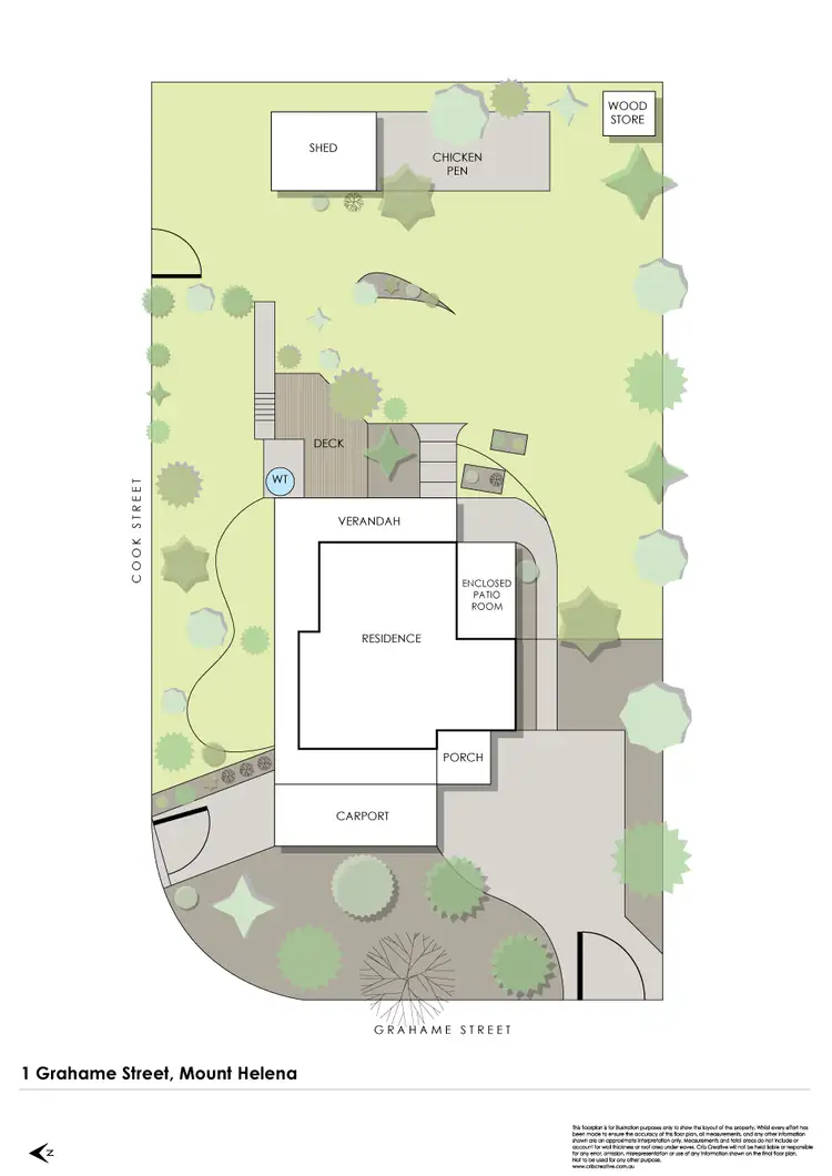 Floorplan of Homely house listing, 1 Grahame Street, Mount Helena WA 6082