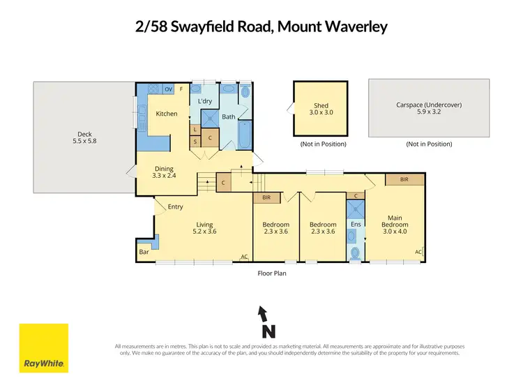 Floorplan of Homely unit listing, 2/58-60 Swayfield Road, Mount Waverley VIC 3149